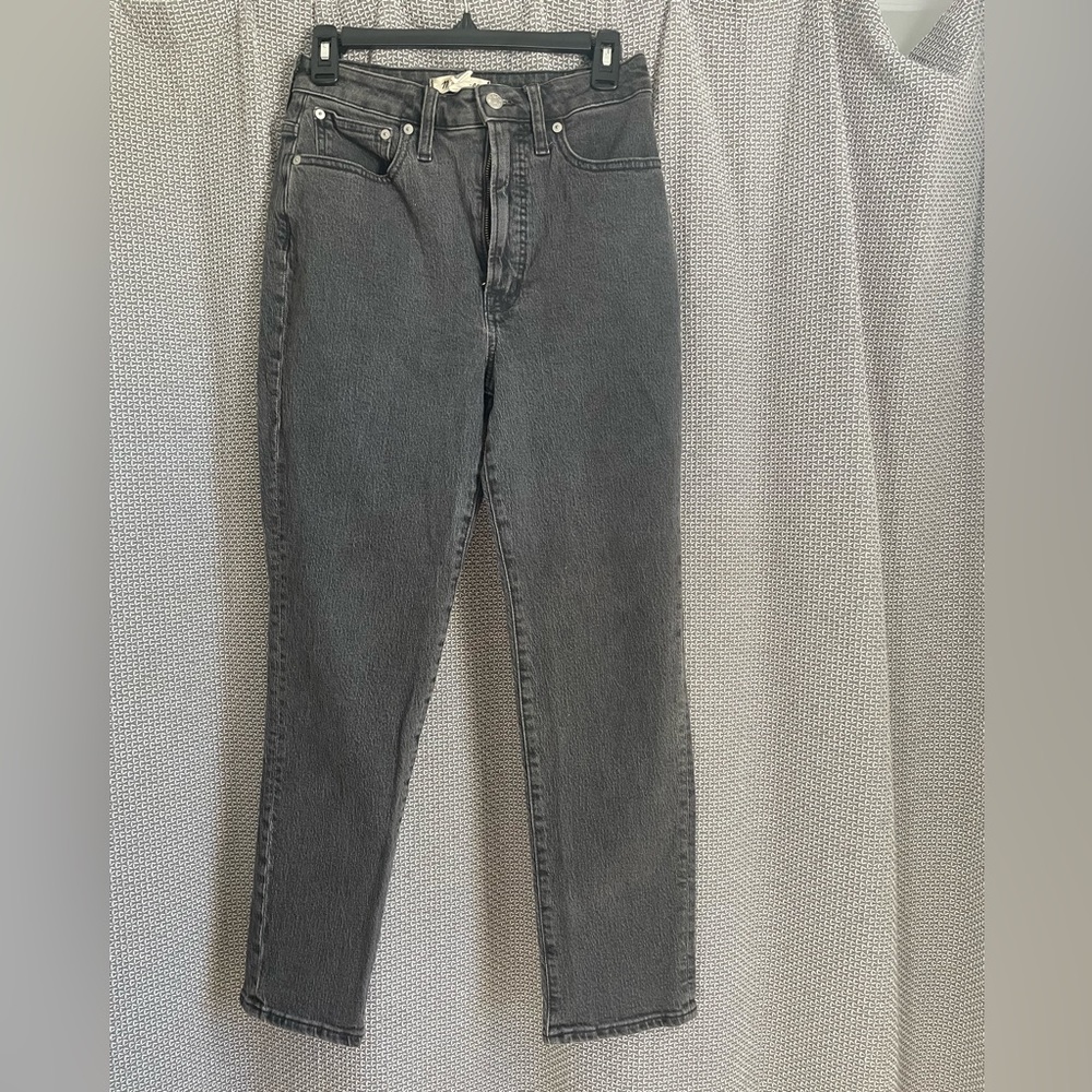 Madewell The Curvy Perfect Vintage Jeans size 27 Lunar wash dark wash Denim